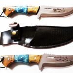 Avcı  bıçagı | av Bıçağı | Deri kılıflı  | uzun Puma motif